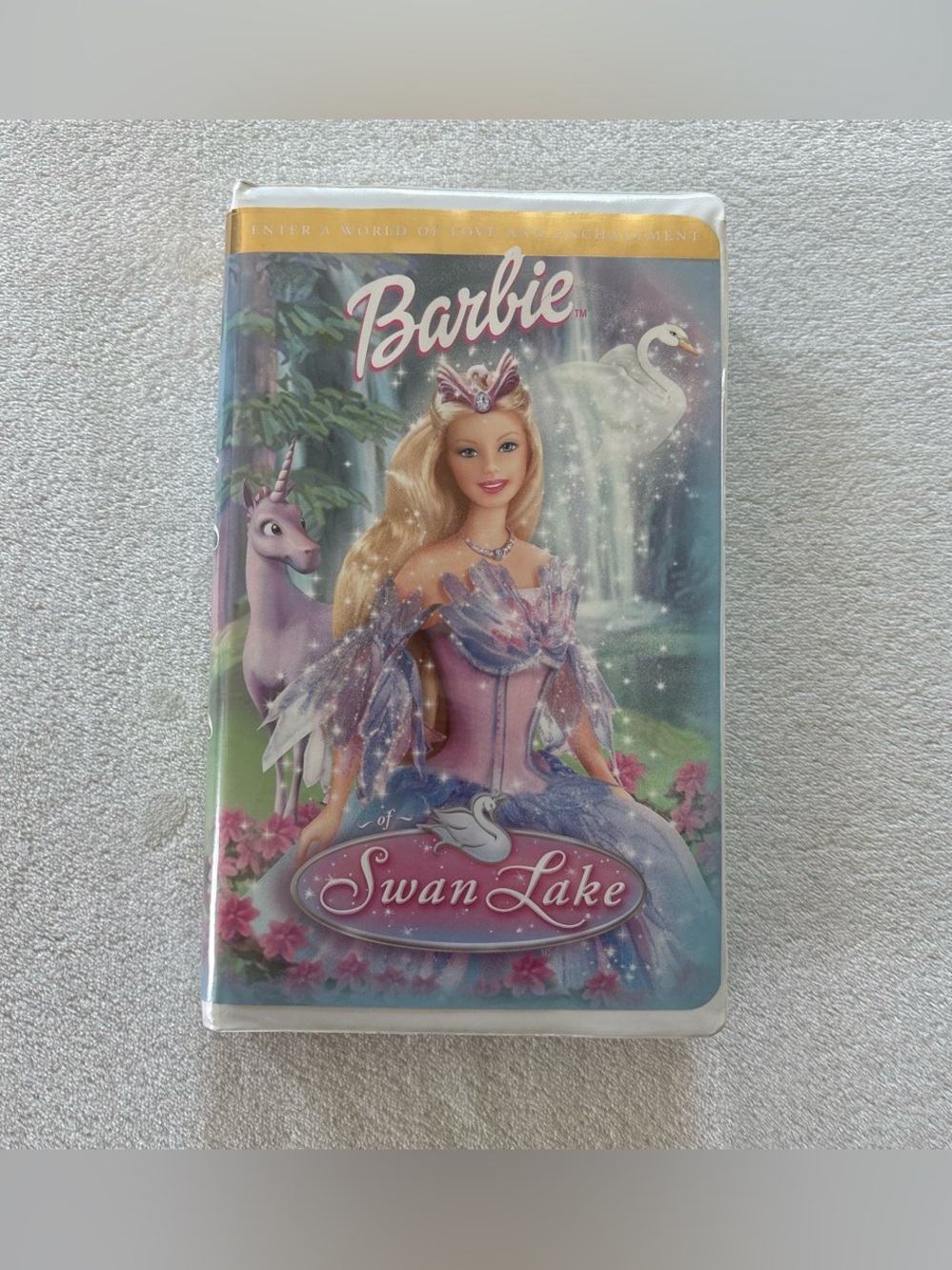 Vintage 2003 Barbie Swan Lake VHS Movie